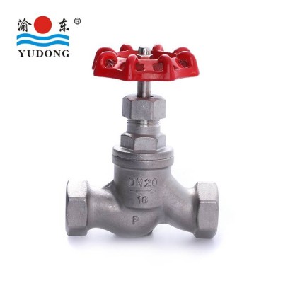 Factory supply stainless steel female threaded stop valve / globe valve S type