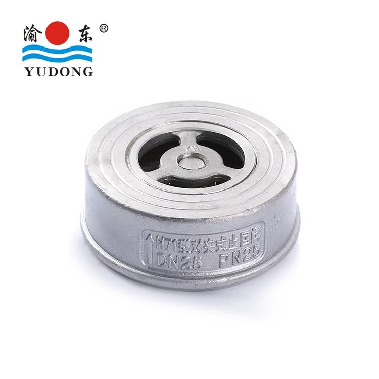 Cheap price stainless steel wafer check valve H71